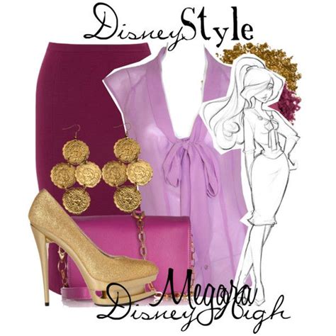 Disney Style Megara By Missm26 On Polyvore Stunning Outfits Disney Inspired Outfits Geek