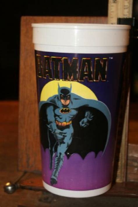 1989 Movie Batman Taco Bell Pepsi Cup Batwing