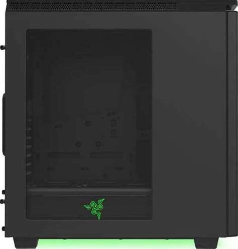 Nzxt H440 Razer No Power Supply Atx Mid Tower Glossymatte Black Ca