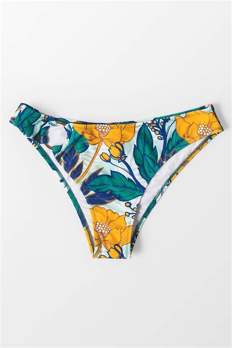 Sonntagmorgen Bikini Hose Mit Blumen Muster Cupshe Deutschland