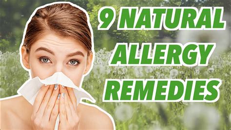 How To Treat Seasonal Allergies Naturally Without Medication Youtube