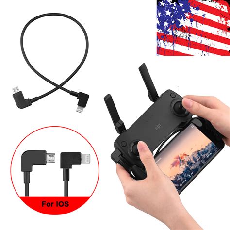 Otg Micro Usb Cable For Dji Mavic Mini Controller To Ios Iphone Ipad Lightning Ebay