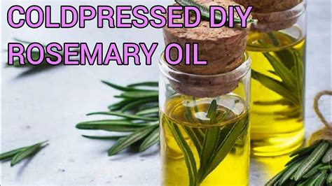 Cold Pressed Diy Rosemary Oil Best Homemade Rosemary Oil Recipe Youtube