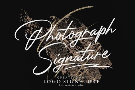 Photograph Signature Logo Font Free - All Free Fonts