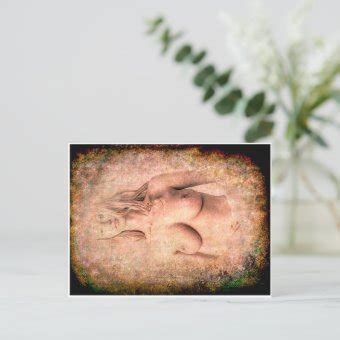 Retro Naked Postcard Zazzle