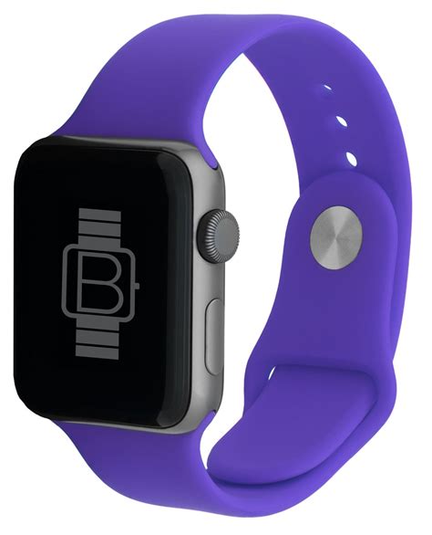 Silicone Sport Band (For Apple Watch) Purple – Bakers Bands Limited