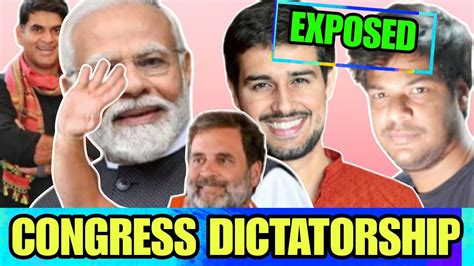 Where Is Dhruv Rathee Congress Exposed Narendra Modi Youtube