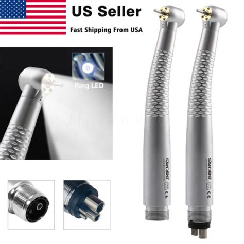 Dental 5 LED Air Turbine High Speed Handpiece Shadowless E Generator 2