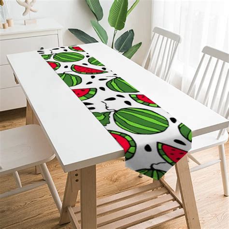 Coolnut X Table Cloth Runner Slices Of Watermelon Table Runners