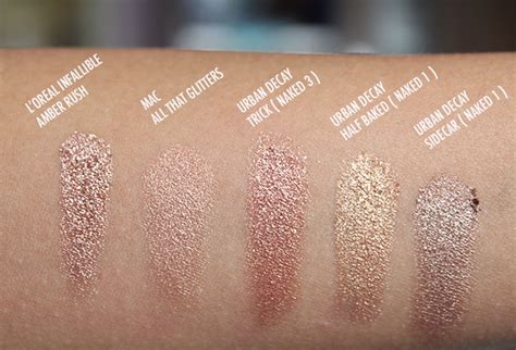 Loreal Infallible Eyeshadow In Amber Rush Comparisons Loreal