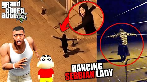 Franklin Found Serbian Dancing Lady In GTA 5 Dancing Lady Try To