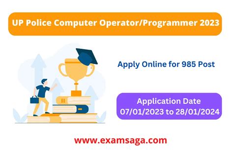 Up Police Computer Operator Programmer Recruitment Apply Online