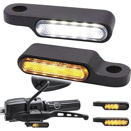 JMTBNO Motorrad Sequentielle LED Blinker E geprüft 12V Universal