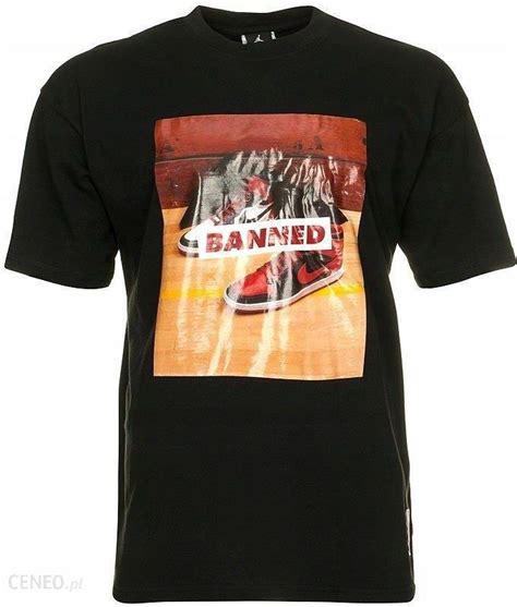 T Shirt Nike Air Jordan 217872 01 Męski Modny Czarny Z Nadrukiem L