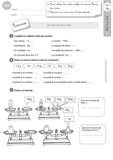 PDF mesurer des masses ce2 PDF Télécharger Download