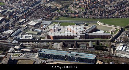 aerial view of HM Wakefield Prison, West Yorkshire, UK Stock Photo - Alamy