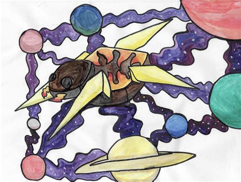 Orbitweaver A Space Themed Bugrock Pokemon Fakemon