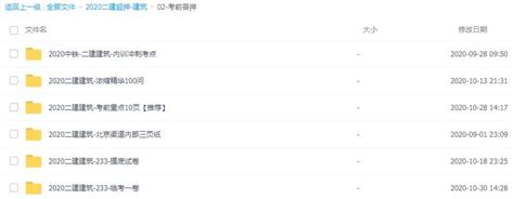 2020二建超押 建筑vip精品课件资料 百度云网盘免费下载 二级建造师 最新最全考证学习视频讲义课件分享