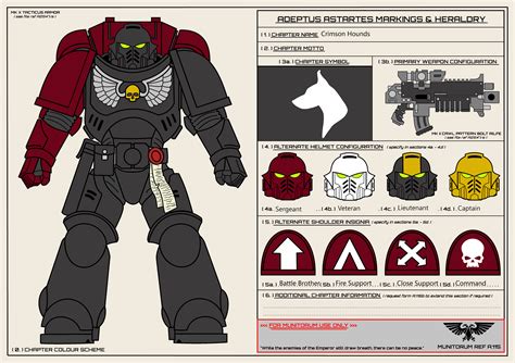 Custom Space Marine Chapter Candc Rwarhammer40k