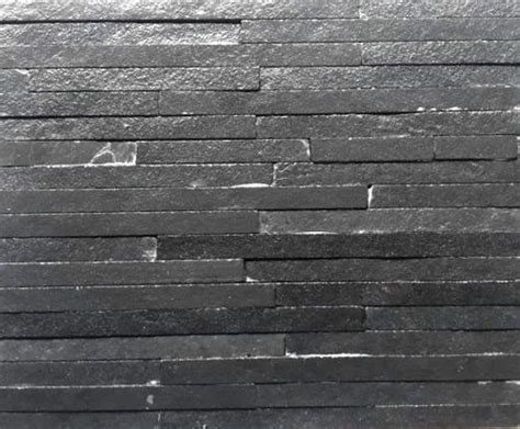 Kadappa Black Sandstone Wall Cladding Tiles Thickness 15 20 Mm Rs