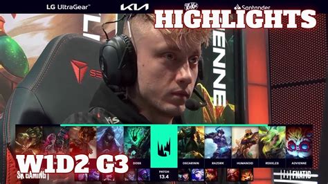 SK Vs FNC Highlights Week 1 Day 2 LEC Spring 2023 SK Gaming Vs