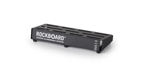 Warwick RockBoard DUO 2 0 Pedalboard With Gig Bag For 3 5 Pedals