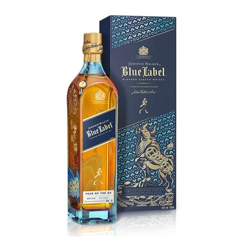 Johnnie Walker Blue Label Year Of The Ox 2021 Blended Scotch Whisky 750ml Limited Edition