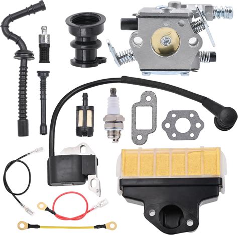 Amazon Bynor MS250 Carburetor With Ignition Coil Kit For Stihl 021