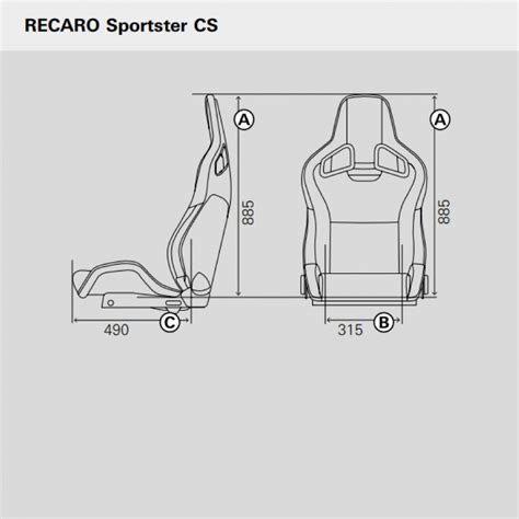 ASIENTO RECARO SPORTSTER CS AIRBAG PIEL ARTIFICIAL NEGRO DINAMICA NEGRO