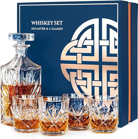 Whiskey Glazen Whisky Karaf Set Whiskey Sets Met Whiskykaraf Stop En