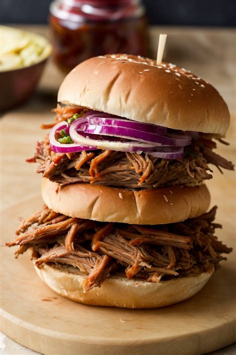 Pulled Pork Sandwiches with Pickled Onions - AllDinner.com