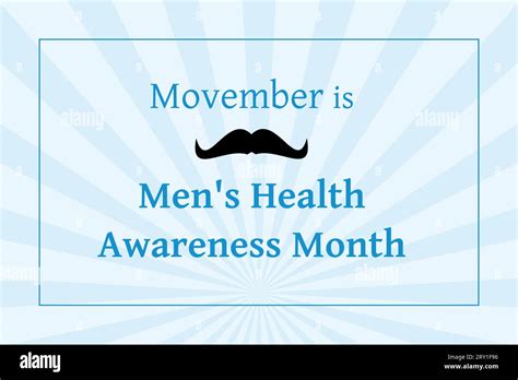 Movember Mens Health Awareness Month In November Social Media