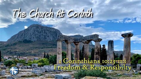 The Corinthian Church YouTube