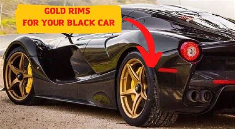 Best Color Of Rims For A Black Car Try Mind Blowing Combinations