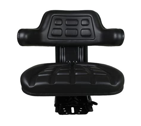 Braber Equipment Economy Suspension Tractor Seat Black