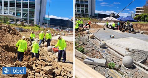 Inician trabajos arqueológicos en plazas de Valdivia obras paralizaron