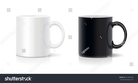 Coffee Mug Black White Vector Stock Vector (Royalty Free) 631481303 ...