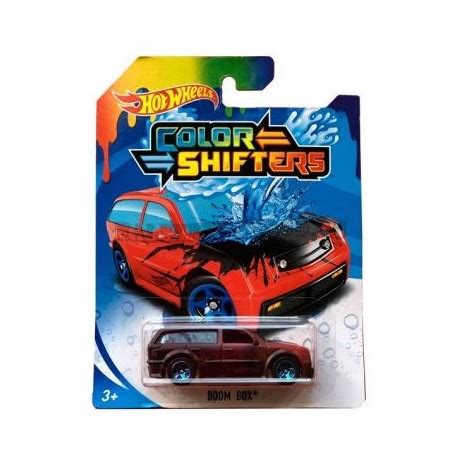 HOT WHEELS Auto zmieniające kolor w wodzie BOOM BOX GBF26