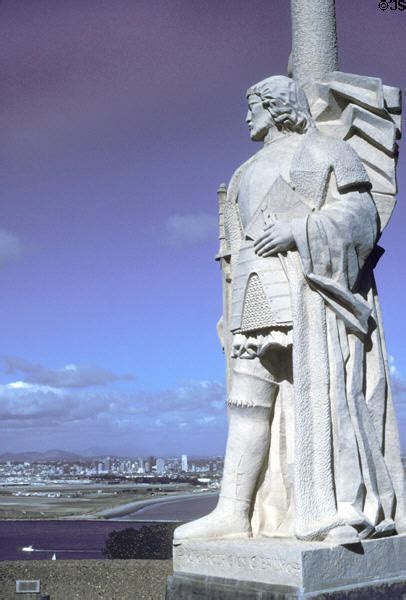 Monument to Juan Rodríguez Cabrillo first European to land in San