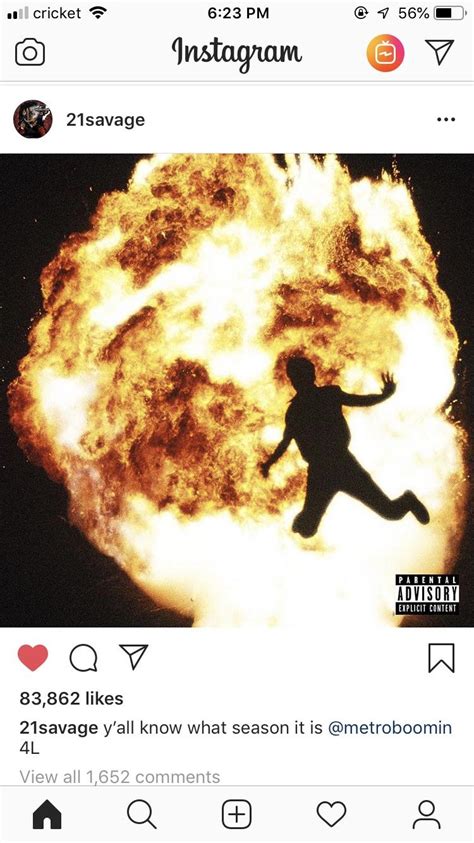 21’s new album cover and metro confirmed to be producing!! Gonna be soo fucking 🔥🔥 : r/21savage