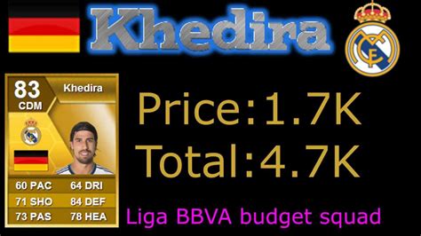 Fifa 13 INSANE Liga BBVA 10K Budget Squad YouTube