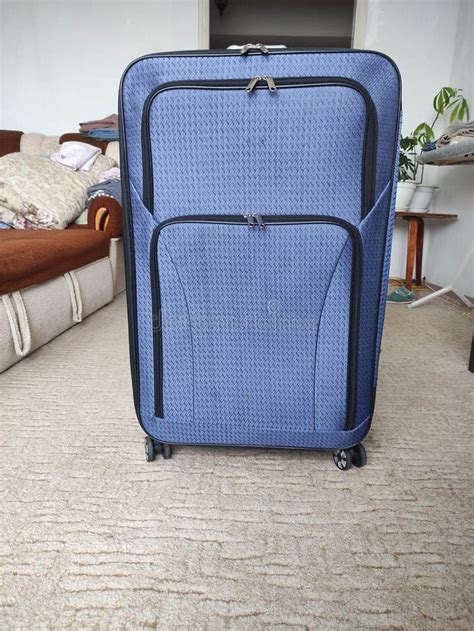 Large Suitcase on Wheels in the Room Stock Photo - Image of suitcase, summer: 307167672