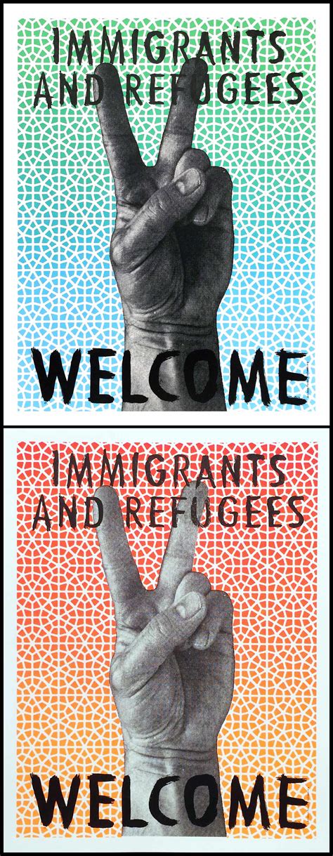 Justseeds Immigrants And Refugees Welcome