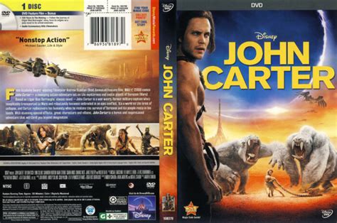 John Carter 2012 R1 Movie DVD Front DVD Cover