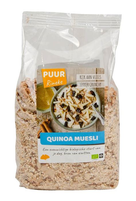 Biologische Quinoa Muesli La Rineke Webshop Rineke Dijkinga