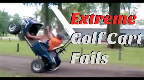 The Best Golf Cart Fails Spins Rolls And Falls Golf Cart Resource