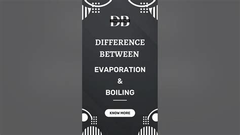 Difference Between Evaporation And Boiling The Power Of Heat