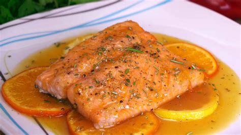 Salmon A La Naranja Al Horno Cocina Casera Y Facil