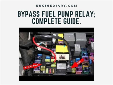 Fuel Pump Relay Bypass Kit