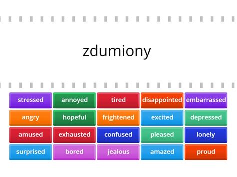 uczucia i emocje Znajdź parę